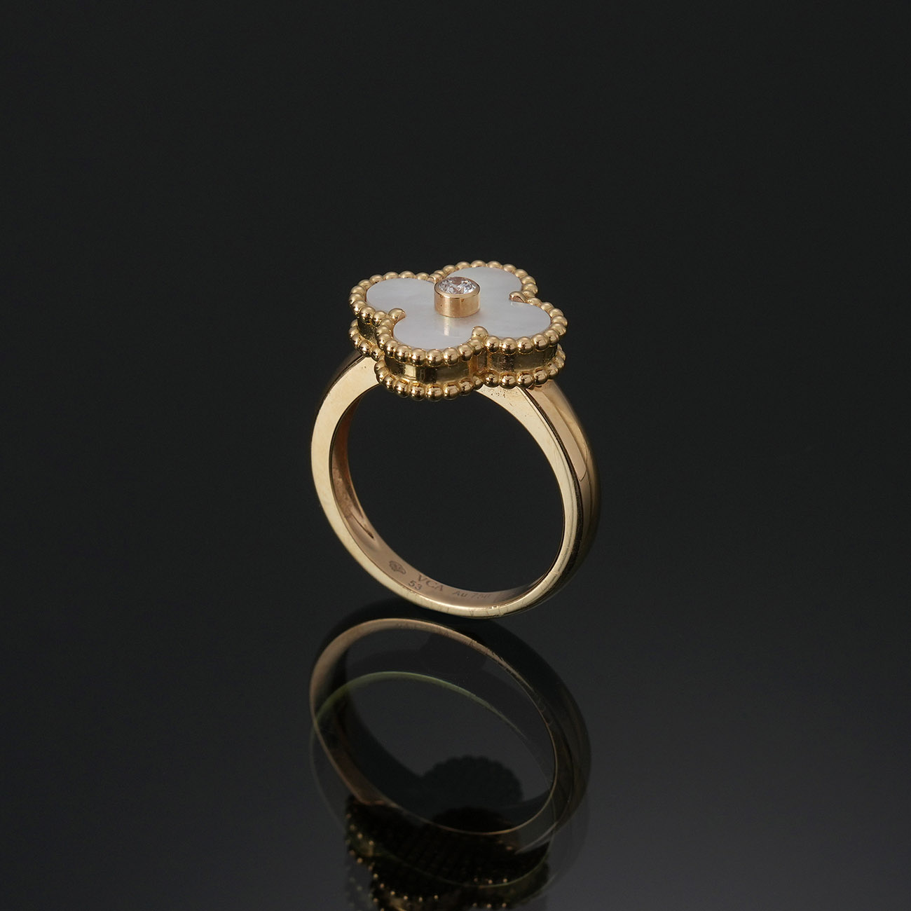 VAN CLEEF & ARPELS(USED)반클리프 빈티지 알함브라 링 #53